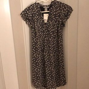 H&M Grey and black patterned dress